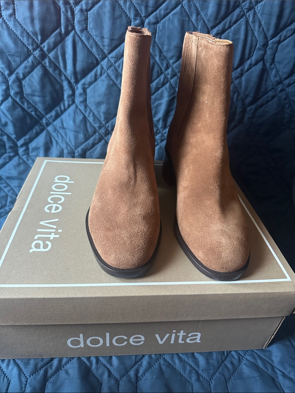 Dolce Vita Linny H2O Suede Ankle Booties